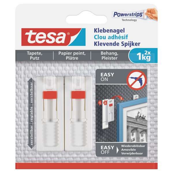 TESA Klebenägel verstellbar 2x 1kg