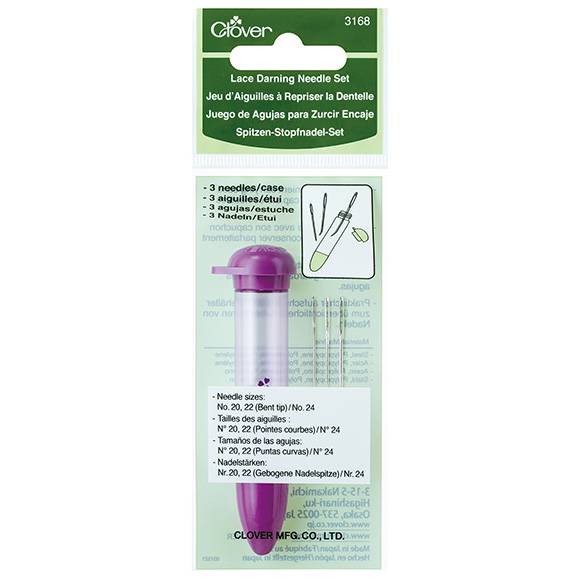 CLOVER 3168, 4-teiliges Spitzen-Stopfnadel-Set