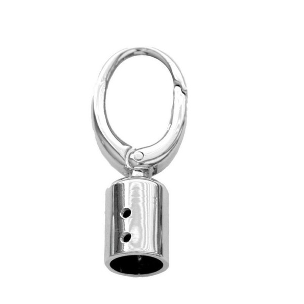Karabinerhaken oval für Taschengriffe 66mm, silber bastelkiste.lu