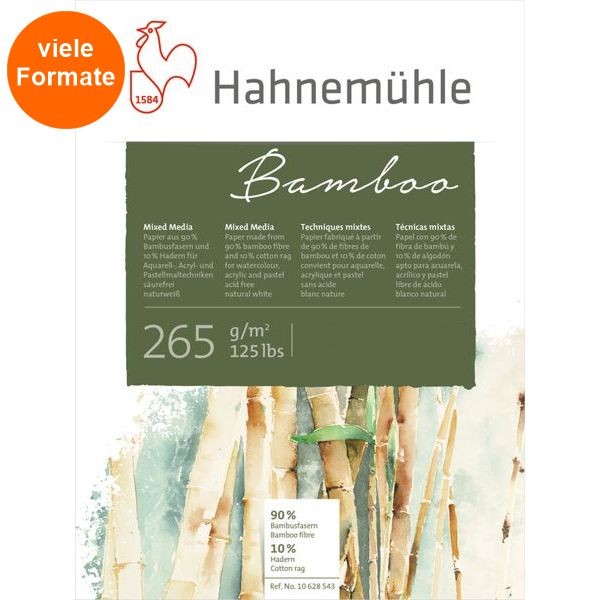 Hahnemühle Bamboo Mixmedia 265g/m², bastelkiste.lu