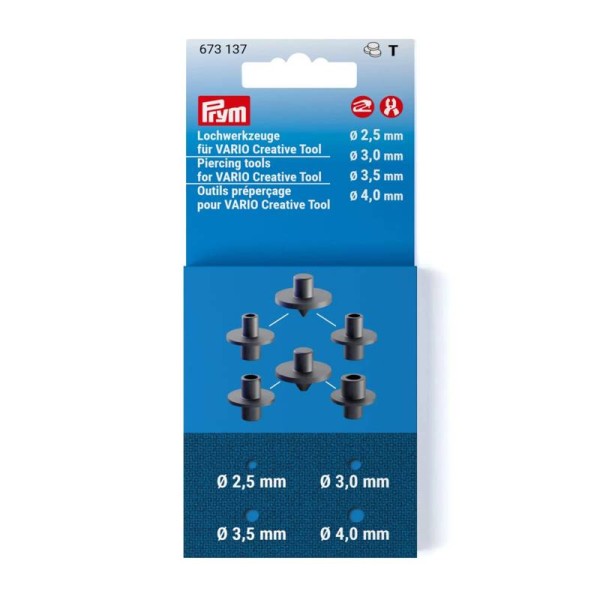 Lochwerkzeuge 673137 für Vario-Zange 2,5+3+3,5+4mm