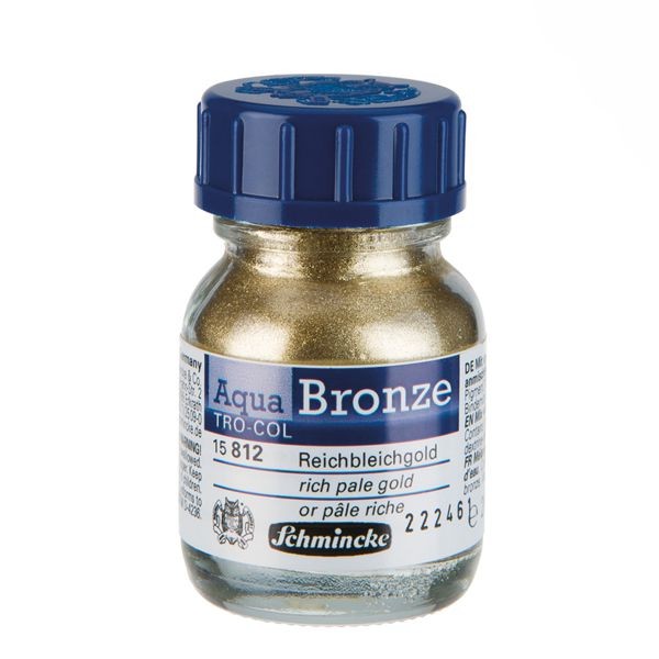 Schmincke Aqua BRONZE 20ml ►Reichbleichgold◄