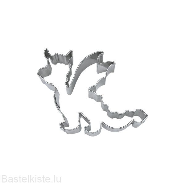 Präge-Ausstechform Drache aus Edelstahl
