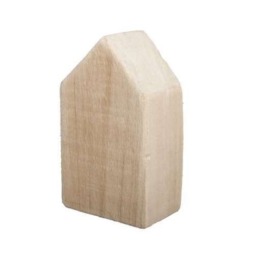 Holzhaus NATUR 8 x 5 x 13,5 cm