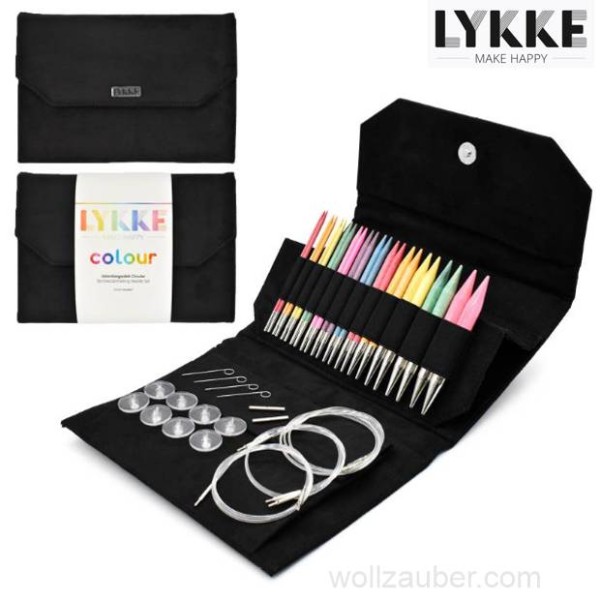 LYKKE Rundstricknadel-Set COLOUR BLACK 5-inch Nadel