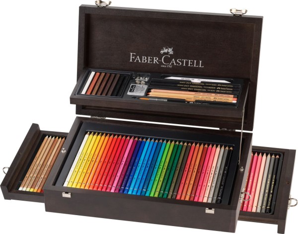 Faber-Castell Art & Graphic COLLECTION 125er Holzkoffer