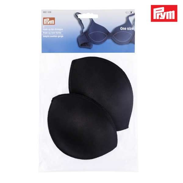 PRYM Push-up BH-Einlagen, one size schwarz