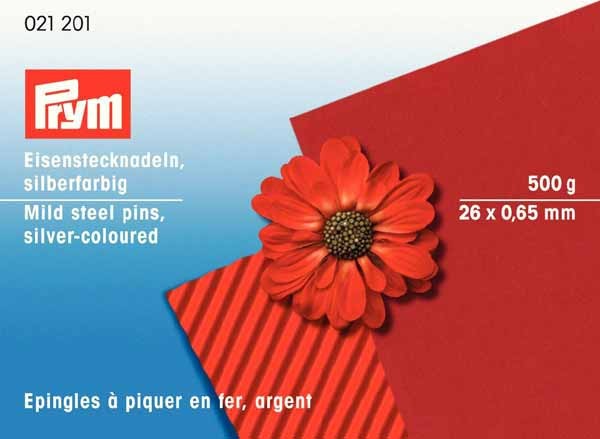 PRYM Eisenstecknadeln 26 x 0,7 mm, 500g vernickelt