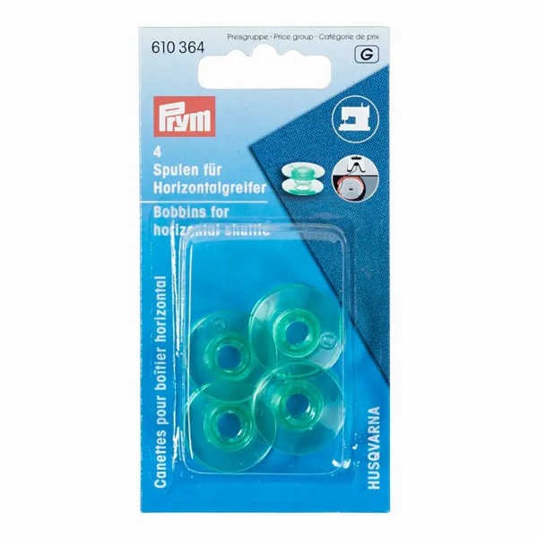 Nähmaschinenspulen, Horizontalgreifer, 21,6mm für HUSQVARNA & PFAFF