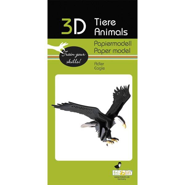 3D Papiermodell "Adler" zum zusammenbauen