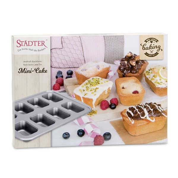 8er MINI-CAKE Antihaft-Backform