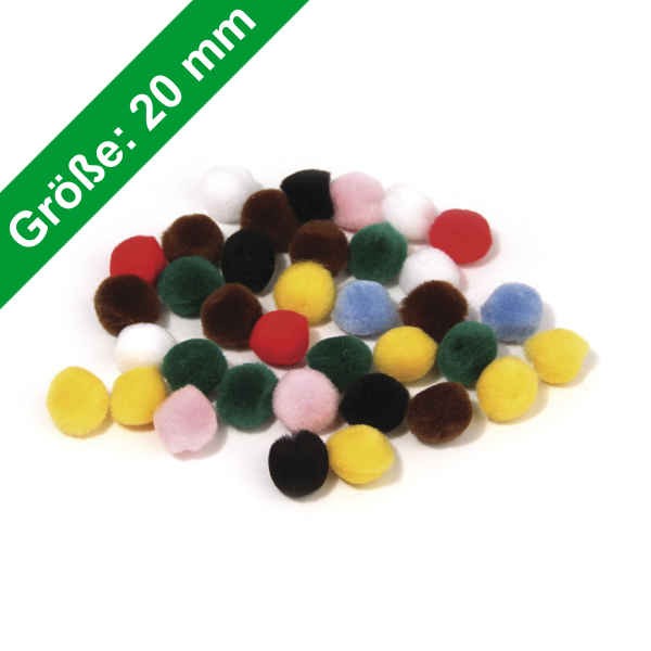 Rayher Pompons 20mm 76513 wollzauber