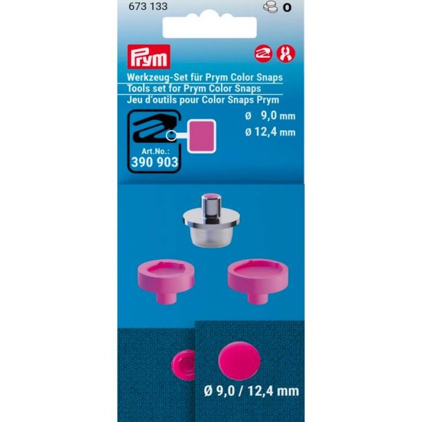 Werkzeug-Set 673133 für Color Snaps Ø 9 + 12,4mm