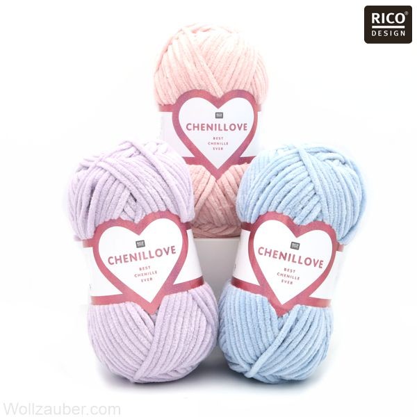 CHENILLOVE, Chenille Wolle 100g