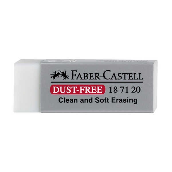 Dust-free eraser, black
