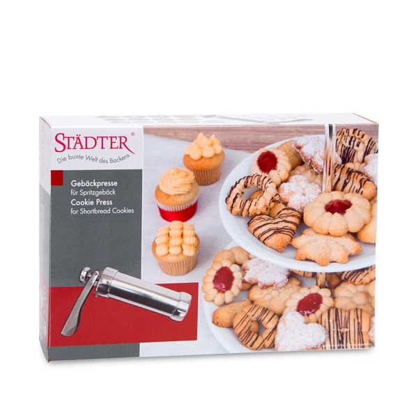 Gebäckpresse für Spritzgebäck 23-teilig