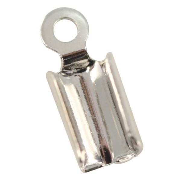Verbindung f. Schmuckschnüre, platin, SB-Btl 4Stück