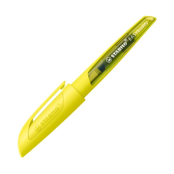 STABILO Ergonomischer Schulfüller EASYbuddy, neongelb