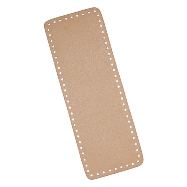 Handtaschen Boden im Lederlook 360x130mm, beige