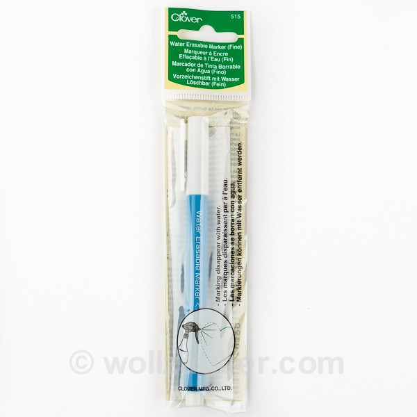CLOVER Vorzeichenstift mit Wasser Löschbar (Fein) 515