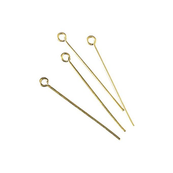 Ösenstifte Ø 0,60mm, 35mm Farbe: Gold