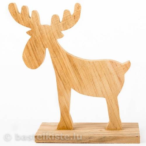 Elch aus Holz 145 x 170 mm