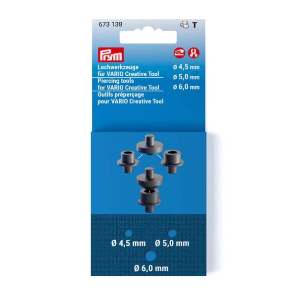 Lochwerkzeuge 673138 für Vario-Zange 4,5+5+6mm