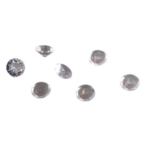 Acryl Streuteile Diamant Ø 12mm, 55g