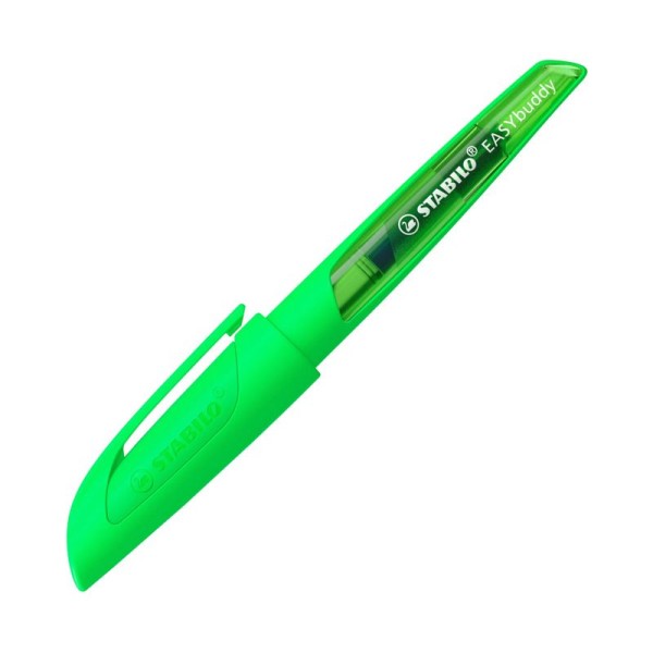 STABILO Ergonomischer Schulfüller EASYbuddy, neongrün