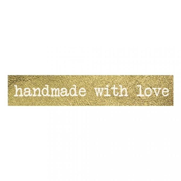 Klebeband Washi Tape "Handmade with love" Ø 15mm, 10m