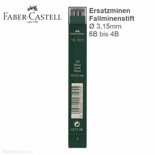 Bleistiftminen, Ersatzminen, Nachfüllminen Ø 3,15mm für Fallminenbleistift