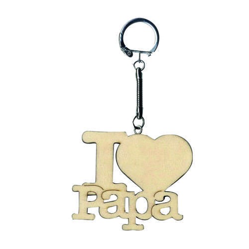 Schlüsselanhänger für Vatertag, I love Papa