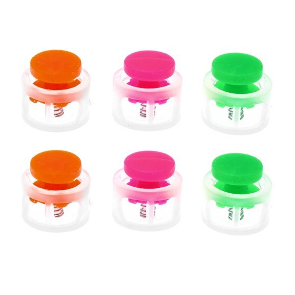 itoshii Verschlüsse, Mini Kordelstopper NEON