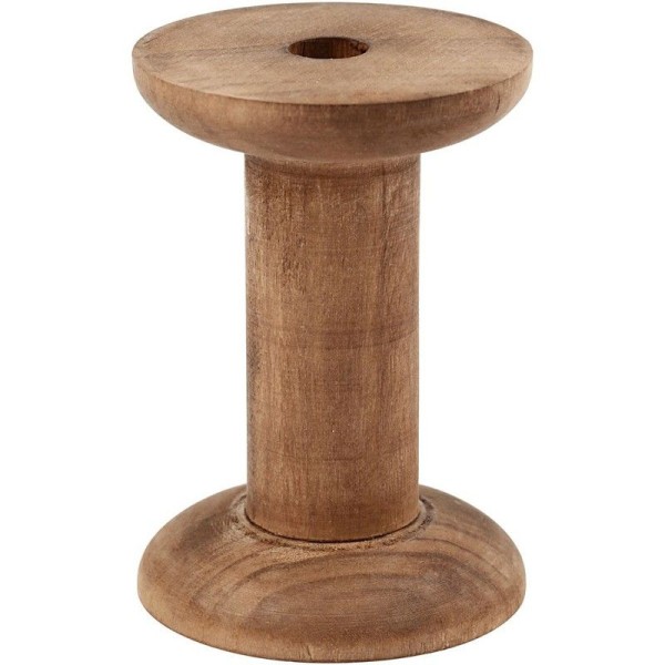 Nostalgische Holzspule Braun