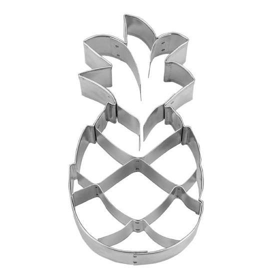 Präge-Ausstechform Ananas 9,5 cm aus Edelstahl