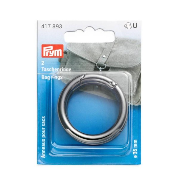 Taschenringe Ø 35mm mit Karabineröffnung