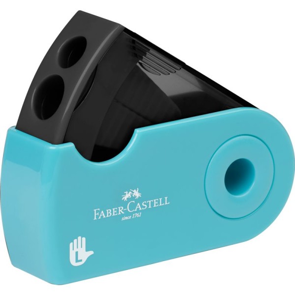 Faber-Castell Doppelspitzdose SLEEVE ►LINKSHÄNDER◄, bastelkiste.lu
