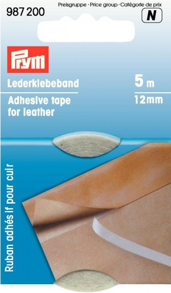 Lederklebeband 12mm, 5m PRYM 987200