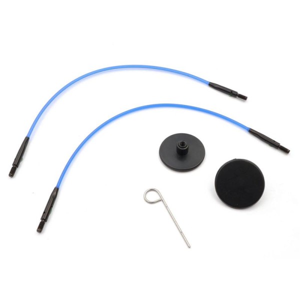 NYLON Mini Stricknadelseile für 5 cm Spitzen, 27cm + 30 cm, wollzauber.com
