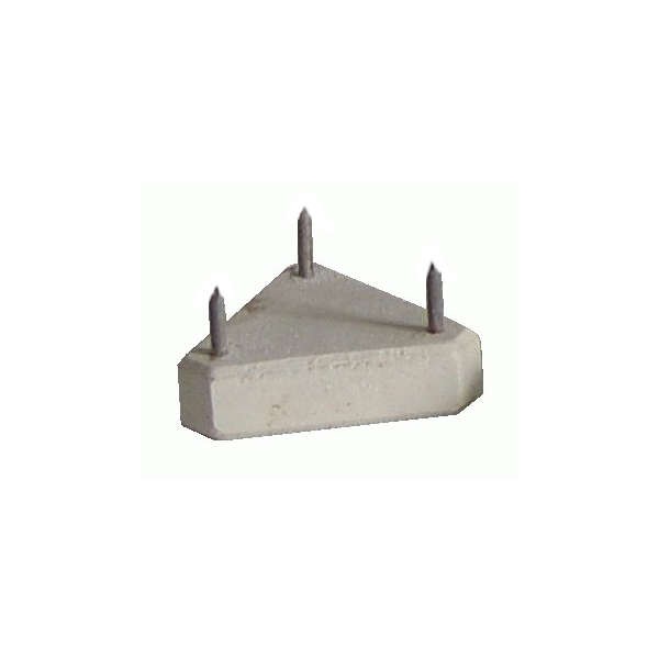 Brennhilfe Dreispitz, Brennstützen, Dreipunktstütze, Dreifuß für Glasurbrand, 25mm