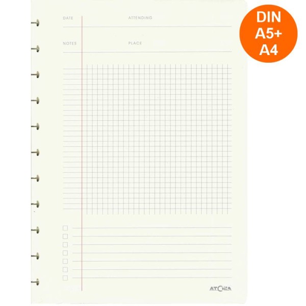 ATOMA REFILL Meeting Book 90g/m² creme