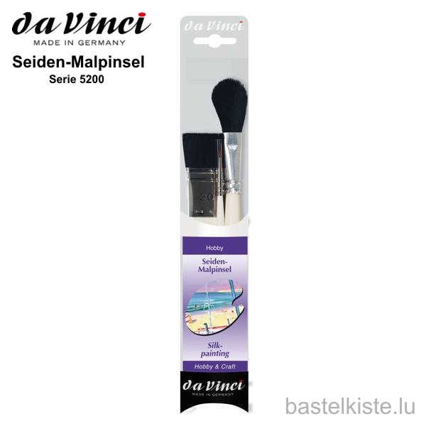 Da Vinci 3-teiliges Seidenmalpinsel Set, Serie 5200