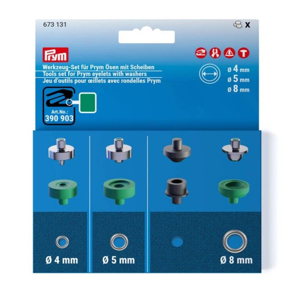 Werkzeug-Set 673131 für Ösen mit Scheiben