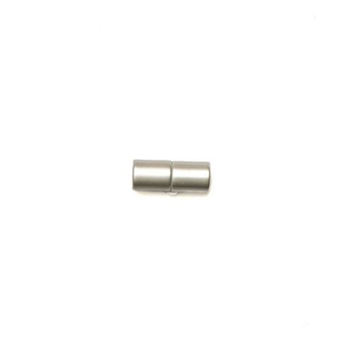 Magnetverschluß silberfarbig matt 21x8,5mm