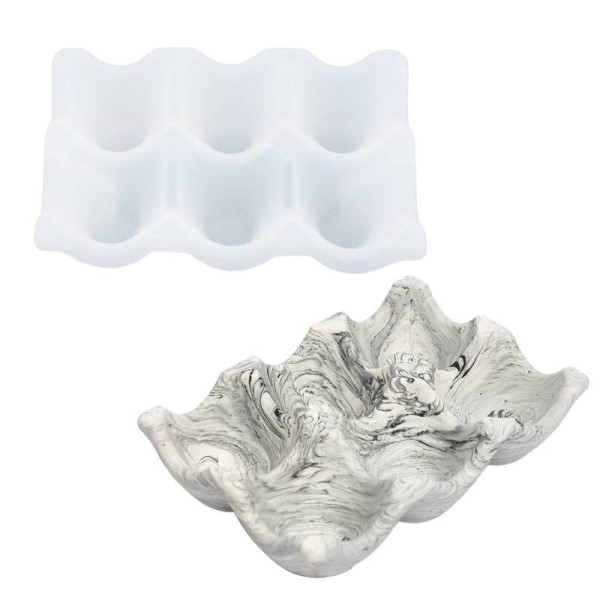 Silikonform, Gießform Eierkarton