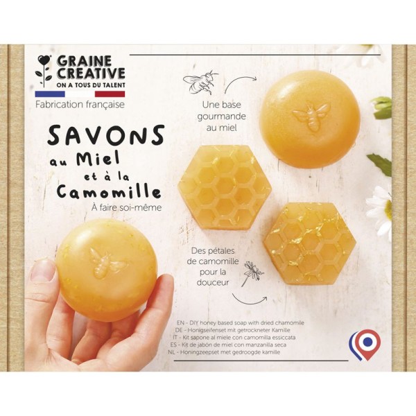 DIY Seifen-Kit Honey based mit Kamille