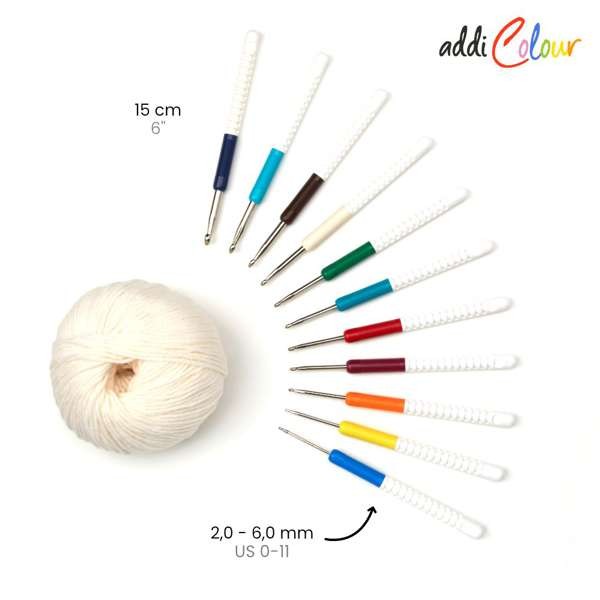 Needle measurer for crochet needles