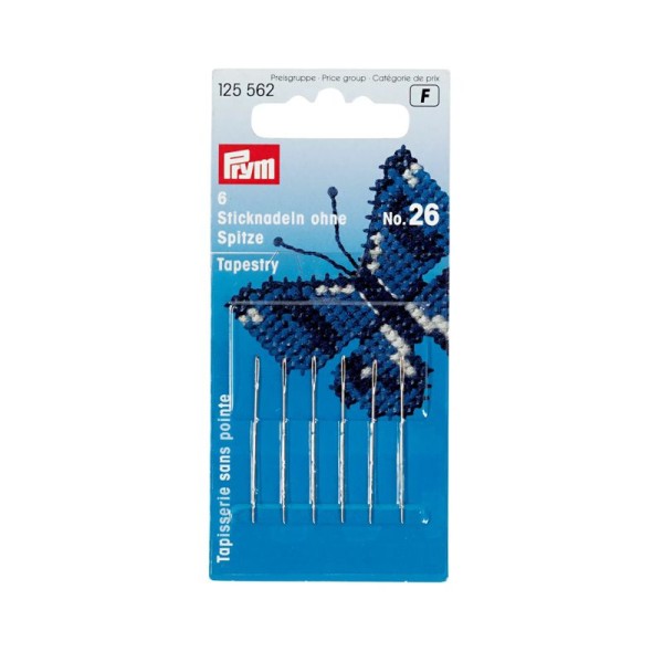 Prym 125562 Sticknadeln ohne Spitze Nr. 26 – 0,60 × 34 mm, wollzauber.com