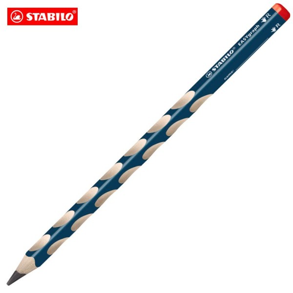 STABILO Bleistift HB, EASYgraph Rechtshänder, petrol, bastelkiste.lu