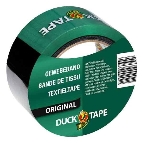 Gewebeklebeband Ø 50mm, 25m schwarz